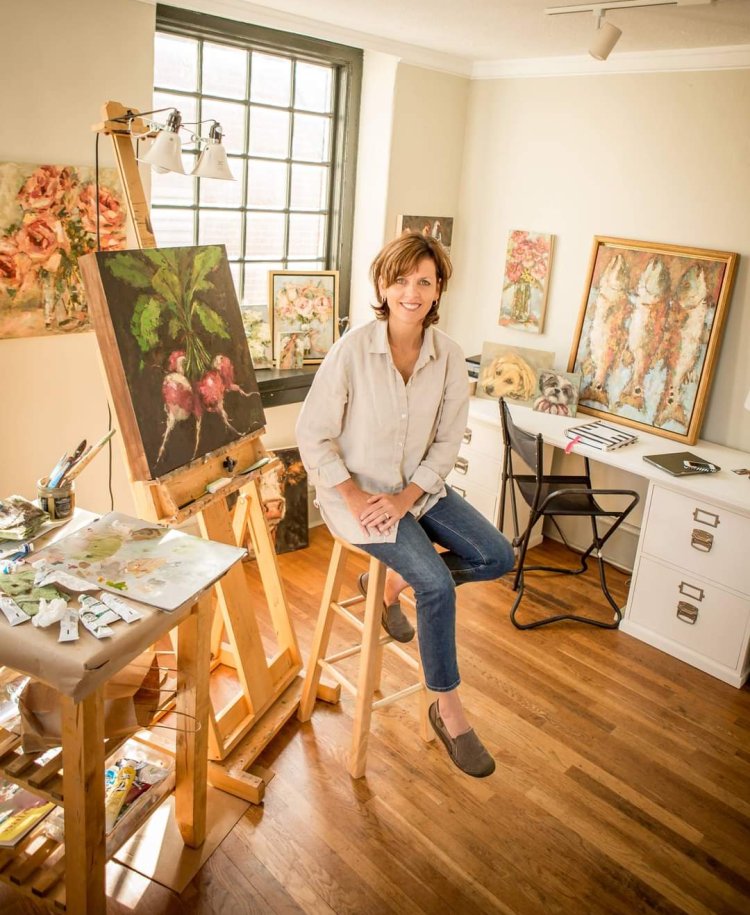 Meet Artist Leslie Lockhart, Huntsville's Most Promising Off-the-Porch Painter