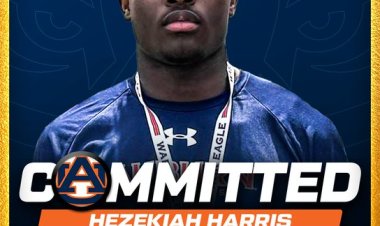 Auburn Secures Commitment from 4-Star 2026 Edge Rusher Hezekiah Harris