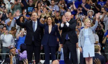 Democrats Harris, Walz campaign together for first time as White House ticket