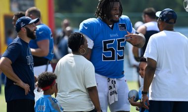 J.C. Latham Prepares for First NFL Season with All-Pro Guidance