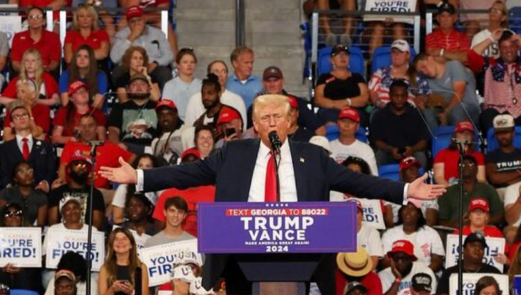 Trump continues fear-mongering fest at Georgia rally