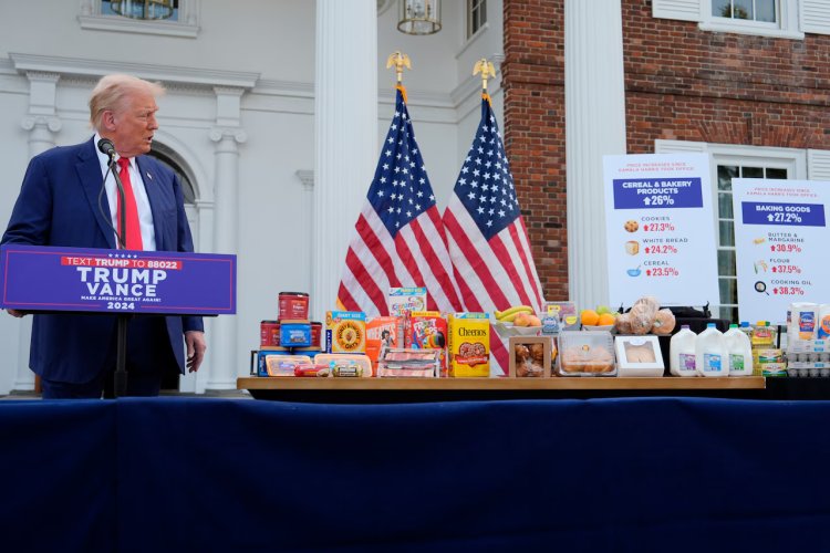 Trump Criticizes Kamala Harris at New Jersey Press Conference, Highlights Economic Concerns