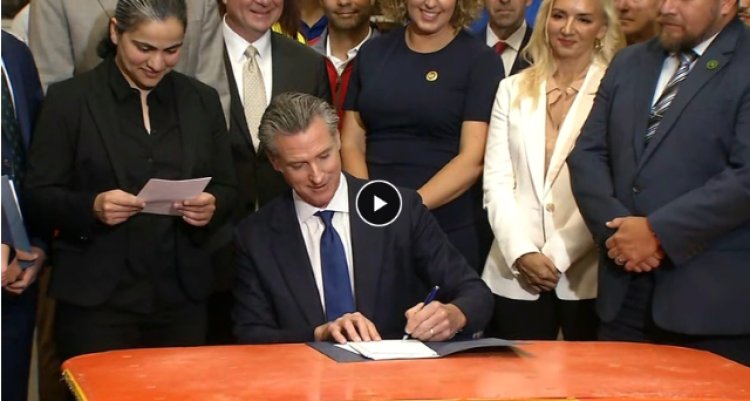 Gov. Newsom signs 10 bills to fight retail crimes, car thefts and stolen good sales