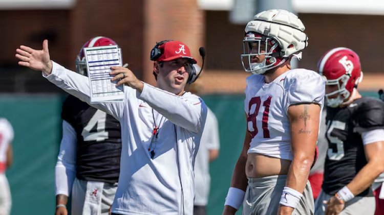 Alabama Football Practice: A Look at the Tight Ends