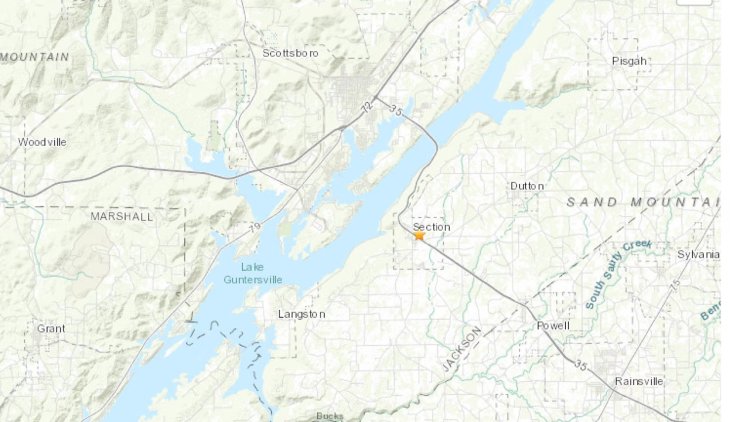 Small Earthquake Hits Northeast Alabama; No Damage Reported