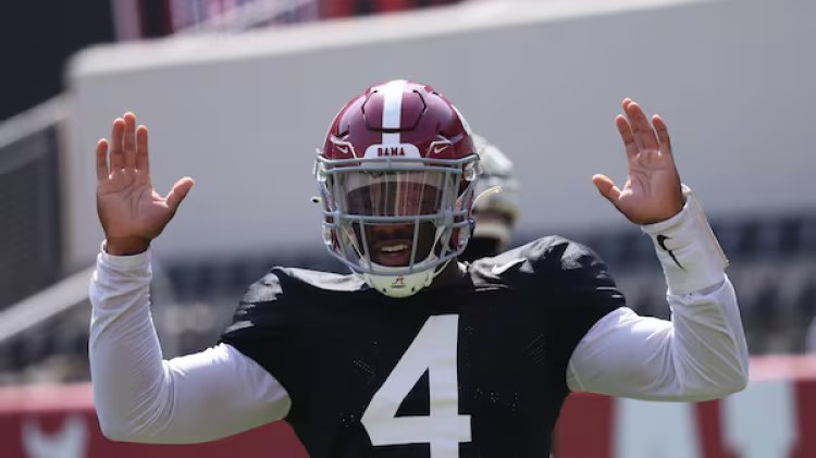 Jalen Milroe and Alabama Players Proudly Named 2024 Football Team Captains