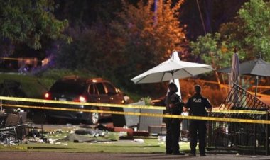 Two dead and three injured after man drives his car through restaurant patio in Minnesota