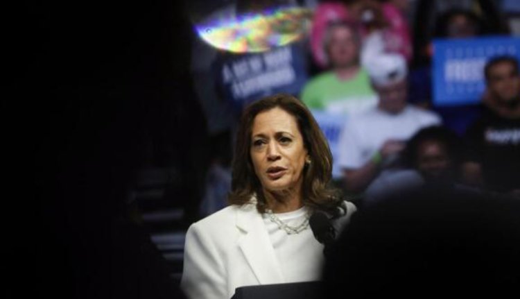 Kamala Harris says Trump ‘disrespected sacred ground’ on cemetery visit