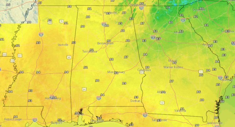 Alabama Cities Shatter Heat Records on Labor Day: Relief Expected Soon