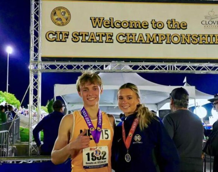 Menlo School Athletes Shine at State Track & Field Finals: Young Secures Silver in High Jump, Pretre Achieves Top Ten in 3200m