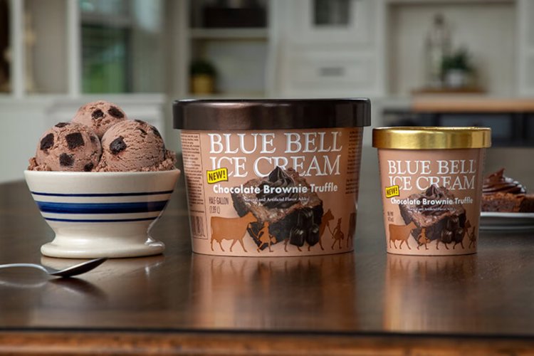 Blue Bell Launches Chocolate Brownie Truffle Ice Cream for Fall: A Treat for Chocolate Lovers