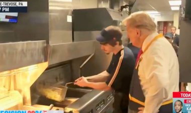 MSNBC puzzled over why former President Trump would be "working a fryer" at McDonald’s, especially as the crowd cheered him on during a recent appearance.