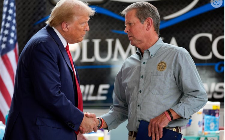 Trump says he was ‘very close’ to winning Georgia in 2020; sets aside feud with Kemp