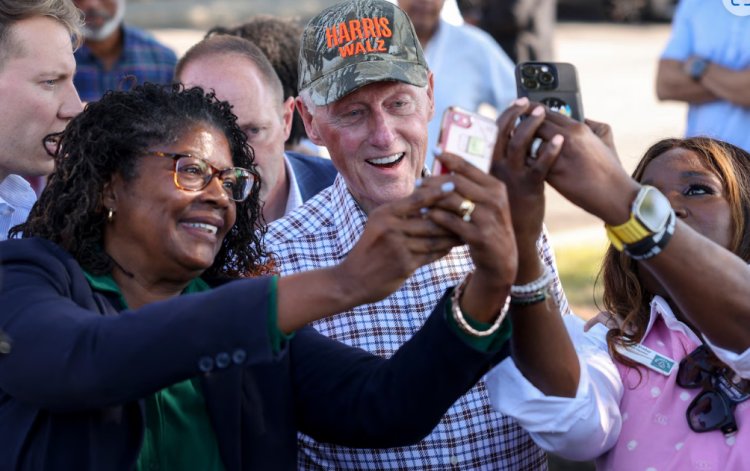 Bill Clinton campaigns for Kamala Harris at fish fry: ‘I don’t know if we can make it without Georgia’