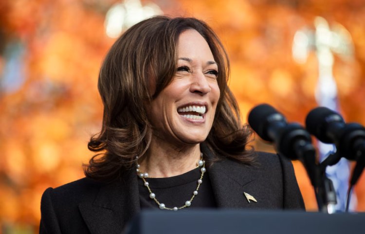 Kamala Harris assures crowd she is ‘not eating gummies’ to cope with stress