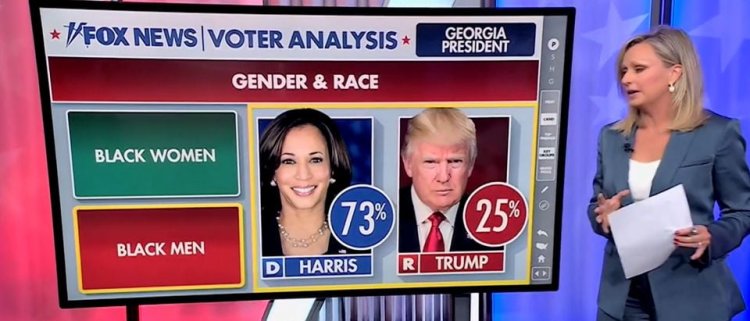 Fox News Host Highlights Kamala Harris’s Struggles With Key Voting Group in Georgia, Falling Behind Biden