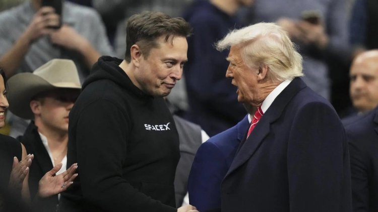 With weary eyes, Elon Musk apologizes to Trump following a wild week of online taunts.