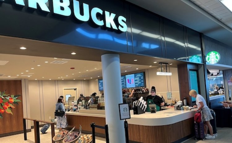 Starbucks and Interstellar Pizza Land at Huntsville International Airport